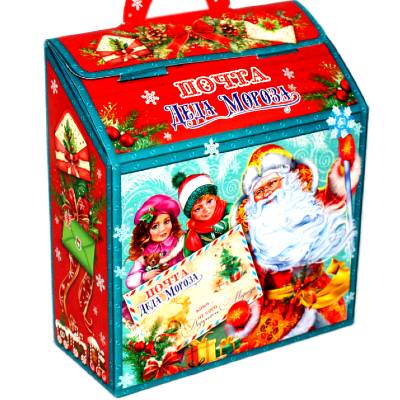 Детский подарок на Новый Год в картонной упаковке весом 430 грамм